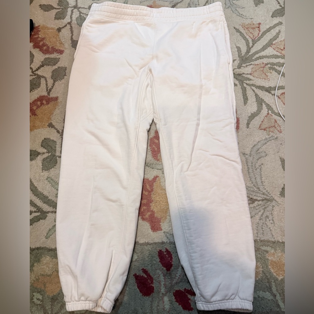 Men’s White Jogger Pants
